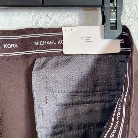 Michael Kors Men's Classic Fit Perform Fall Dress Pants blackberry 42X30 $95 - Picture 8 of 11